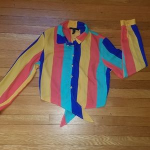 Forever 21 button down top. Striped.